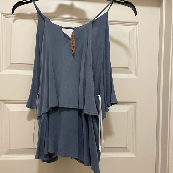 Slate blue romper set - Picture 3 of 3